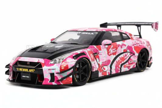 NISSAN - GT-R (R35) TYPE 2 LIBERTY WALK LB WORKS COUPE 2025 - PINK WHITE BLACK