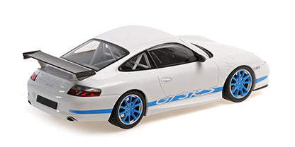 PORSCHE 911 GT3 RS – 2002 – WHITE W/BLUE STRIPES