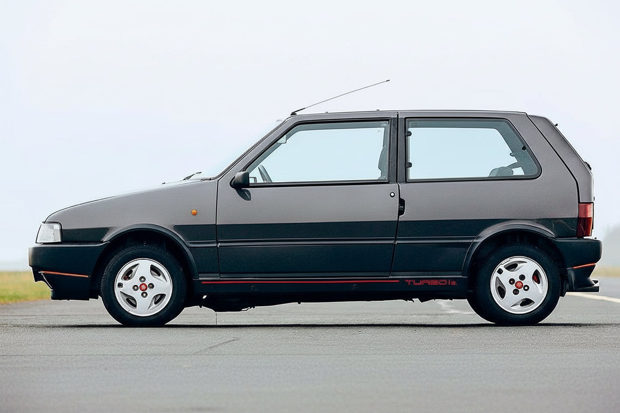 FIAT - UNO TURBO ie 2 SERIES 1990 - FULL OPENINGS! - GREY MET