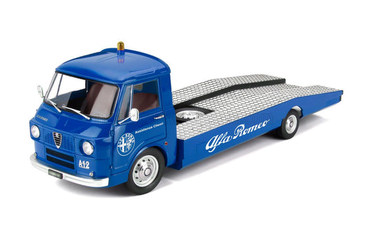 ALFA ROMEO - A12 (F12) CARRO ATTREZZI PRIMA SERIE - ASSISTENZA CLIENTI ALFA ROMEO 1967 - TOW TRUCK - ABSCHLEPPWAGEN - DÉPANNEUSE - BLUE