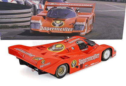 PORSCHE - 956B JAGERMEISTER TEAM BRUN MOTORSPORT N 1 3rd 200 MILES NORISRING 1984 STEFAN BELLOF - ORANGE
