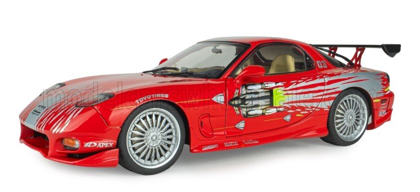 MAZDA - DOM'S RX-7 (FD3RS) COUPE 2001 - DOMINIC TORETTO - FAST & FURIOUS - RED SILVER