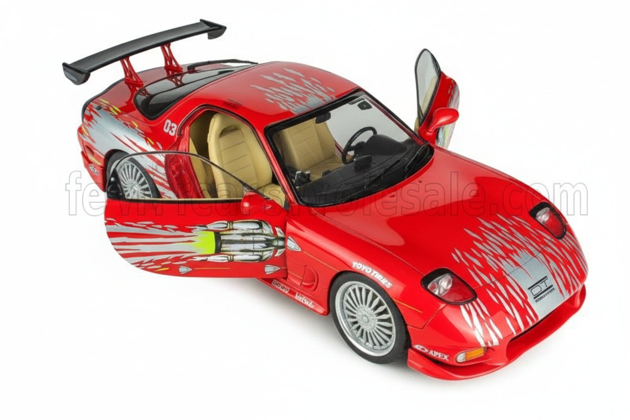 MAZDA - DOM'S RX-7 (FD3RS) COUPE 2001 - DOMINIC TORETTO - FAST & FURIOUS - RED SILVER