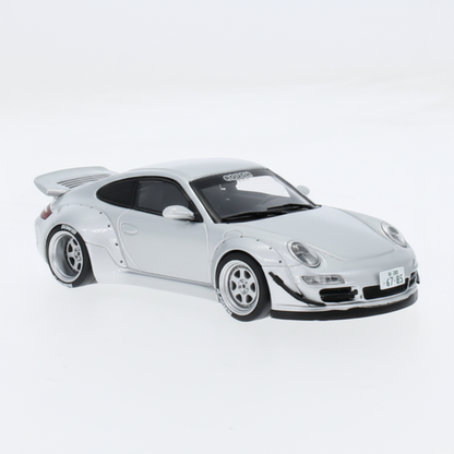 Porsche 911 (997) RWB silver