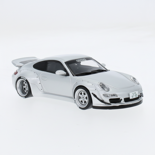 Porsche 911 (997) RWB silver