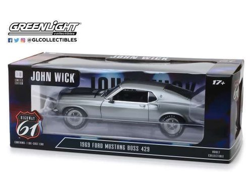 Ford Mustang Boss 429 1969 *John Wick (2014)*, grey/black