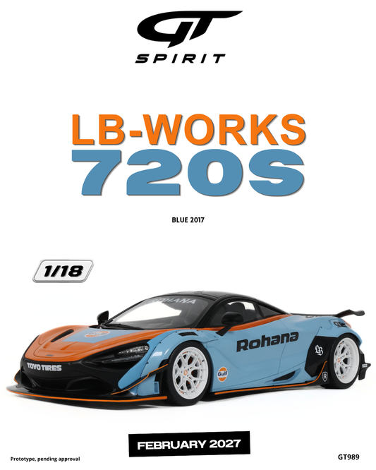 LB-WORKS 720S ORANGE & BLUE 2017