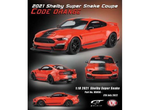 Shelby Super Snake Coupe 2001 *Code Orange*, orange/black stripes