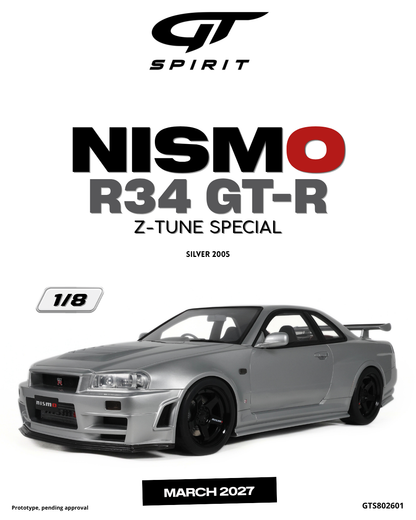 NISMO R34 GT-R Z-TUNE SPECIAL SILVER 2005