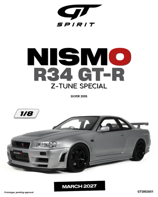 NISMO R34 GT-R Z-TUNE SPECIAL SILVER 2005
