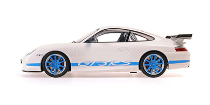 PORSCHE 911 GT3 RS – 2002 – WHITE W/BLUE STRIPES