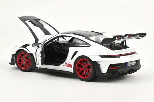 Porsche 911 GT3 RS w/Weissach Pack 2022 White/Pyro Red