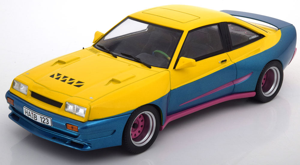 Opel Manta B Mattig, gelb/blau, 1991