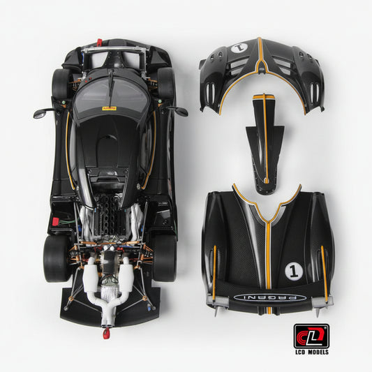 PAGANI - HUAYRA R N 1 2021 - CARBON BLACK