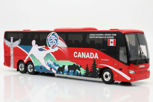 World Cup 2026 - Diecast Model Bus Prevost H3-45 Coach: Canada National Team