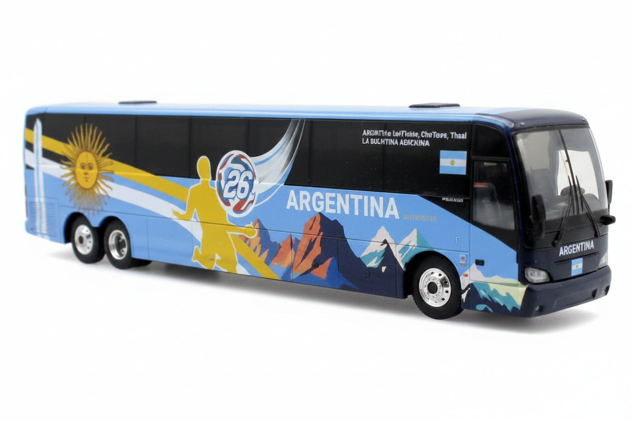 World Cup 2026 - Diecast Model Bus Prevost X3-45 Coach: Argentina National Team