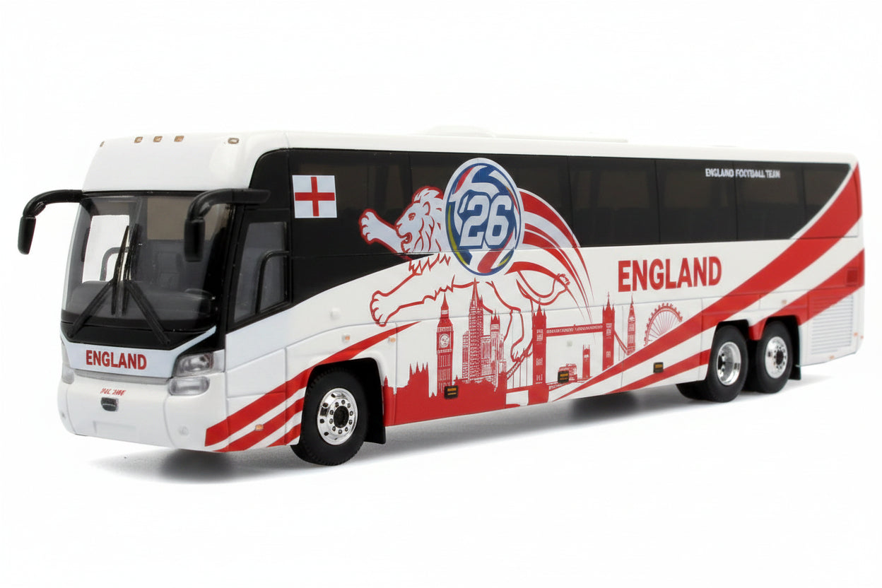 World Cup 2026 - Diecast Model Bus MCI D4520 Coach: England National Team