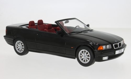 BMW 3er (E36) Cabriolet, schwarz, 1996
