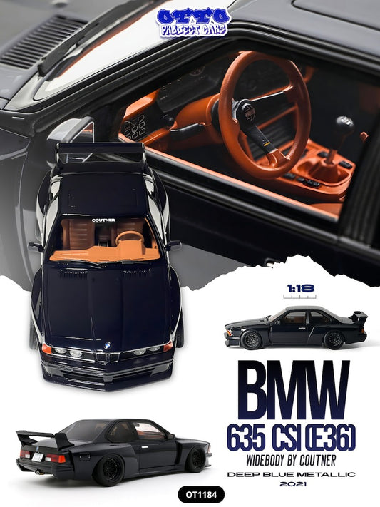 BMW 635 Csi (E24) Widebody by Coutner Deep Blue Metallic 2021