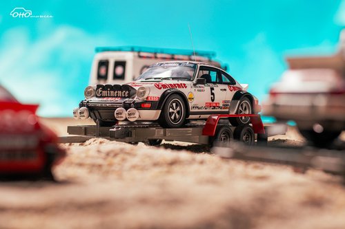 RALLYE PACK Citroën C35 + Porsche 911 SC GR.4 #5 THERIER Rallye de Portugal 1981 + Trailer