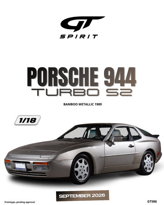 PORSCHE 944 TURBO S2 BAMBOO METALLIC 1989