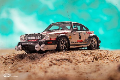 RALLYE PACK Citroën C35 + Porsche 911 SC GR.4 #5 THERIER Rallye de Portugal 1981 + Trailer