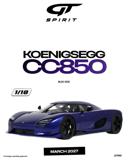 KOENIGSEGG CC850 BLUE 2025