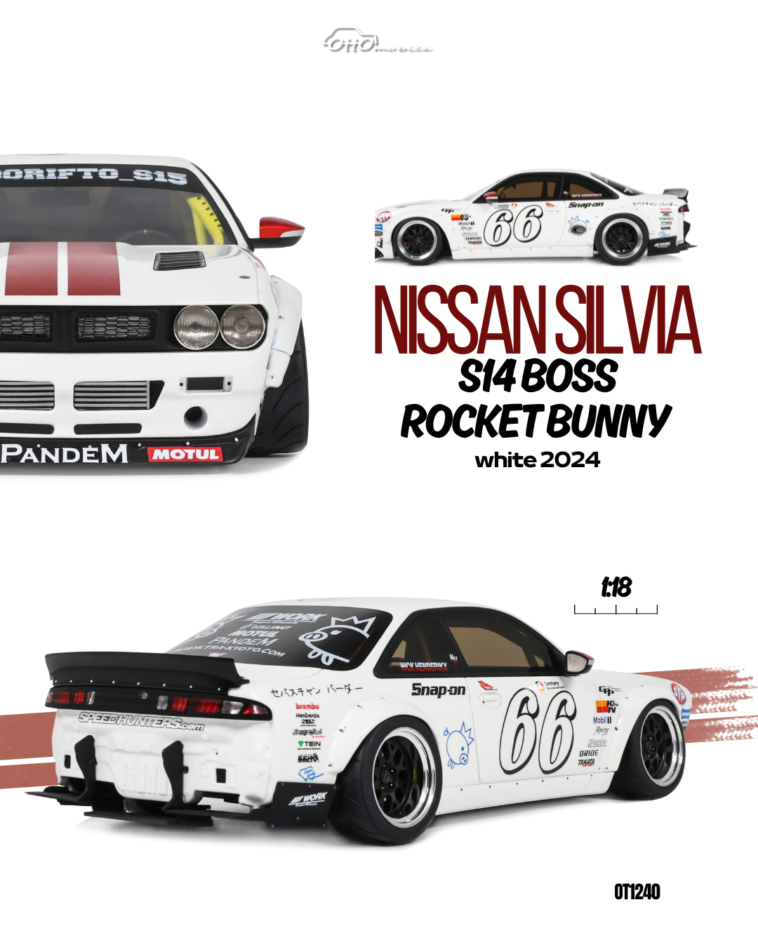 Nissan Silvia S14 Boss Rocket Bunny 2024
