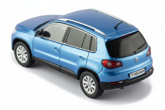 VW Tiguan, blau, 2007