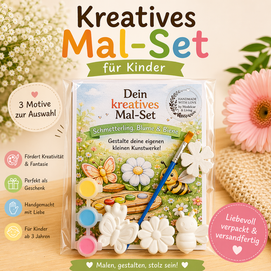 Kreatives Malset für Kinder | DIY Bastelset | Handgemacht | Geschenkidee