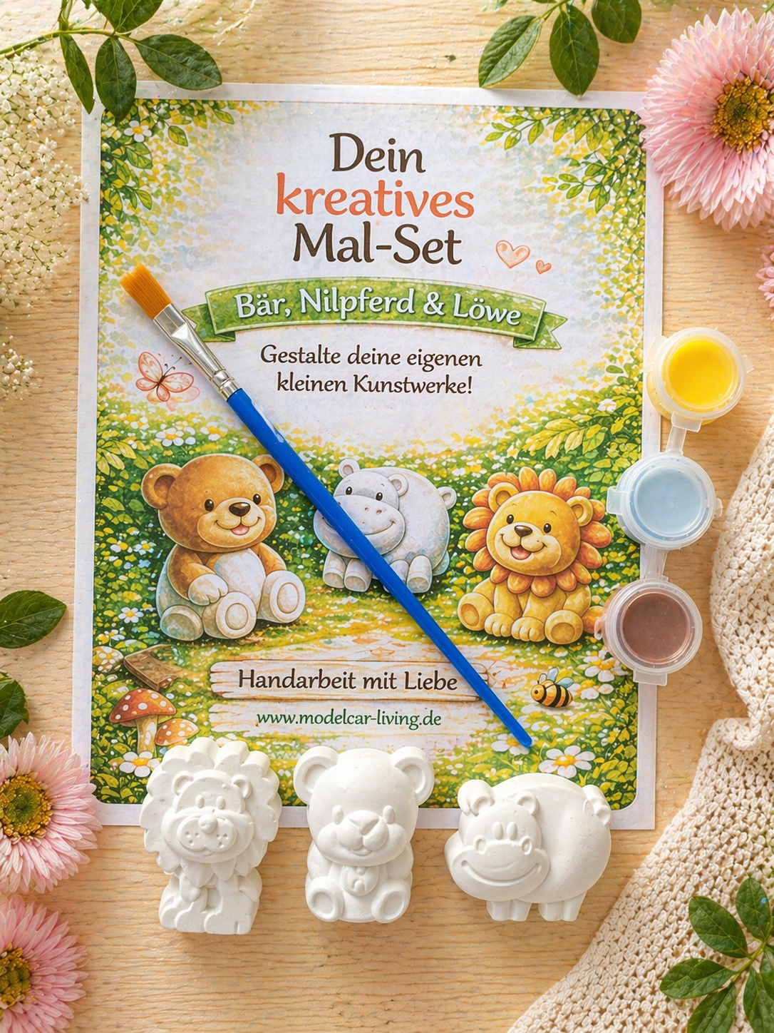 Kreatives Malset für Kinder | DIY Bastelset | Handgemacht | Geschenkidee