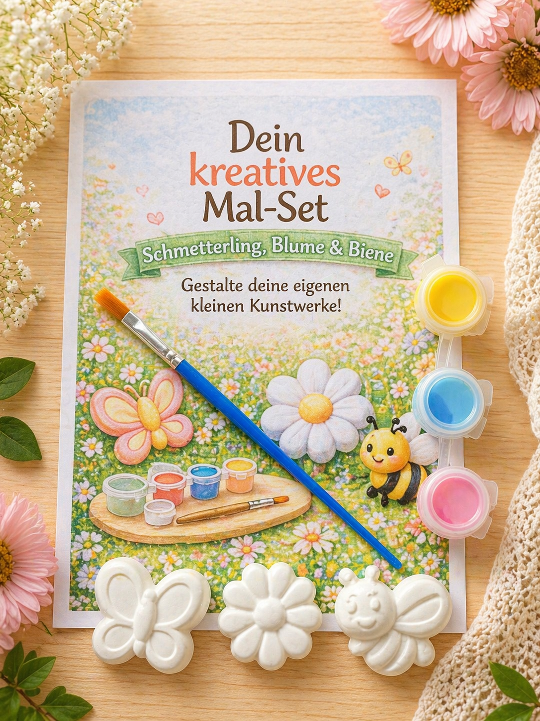 Kreatives Malset für Kinder | DIY Bastelset | Handgemacht | Geschenkidee