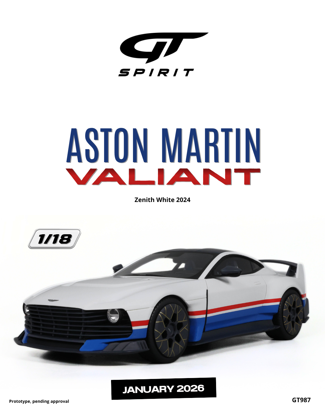 ASTON MARTIN VALIANT ZENITH WHITE 2024