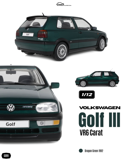 VW Volkswagen Golf III VR6 Carat Dragon Green 1992