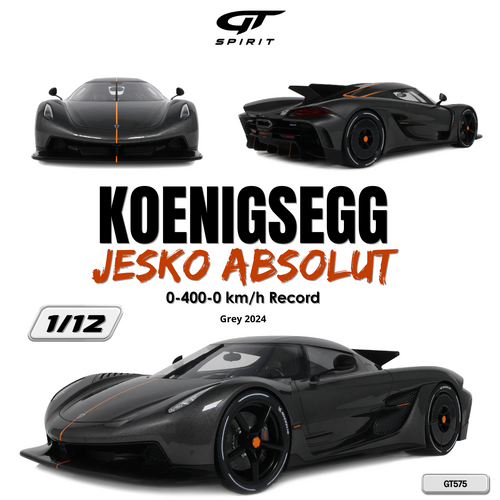 Koenigsegg Jesko Absolut 0-400-0 km/h Record Grey 2024