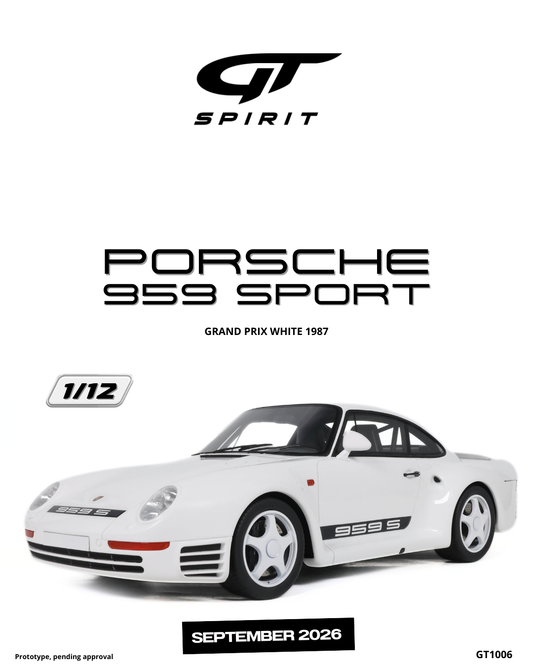 PORSCHE 959 SPORT GRAND PRIX WHITE 1987
