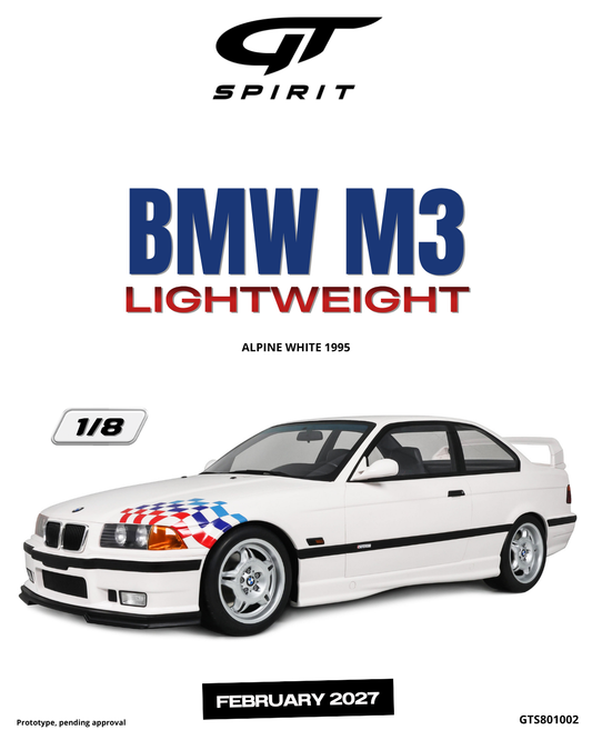 BMW M3 LIGHTWEIGHT ALPINE WHITE 1995
