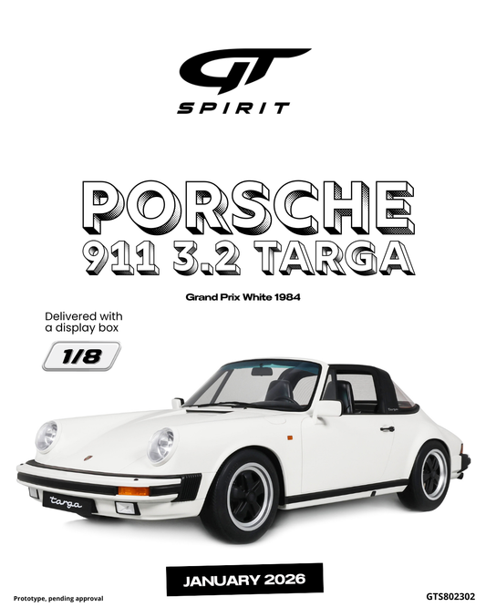 PORSCHE 911 3.2 TARGA GRAND PRIX WHITE 1984