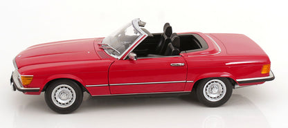 Mercedes 450 SL R107 EU-Version mit abnehmbarem Softtop 1985 rot
