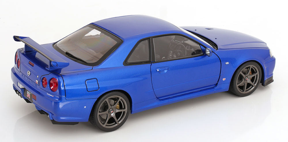 Nissan Skyline GT-R R34 V-Spec II OEM Felgen 2001 blaumetallic