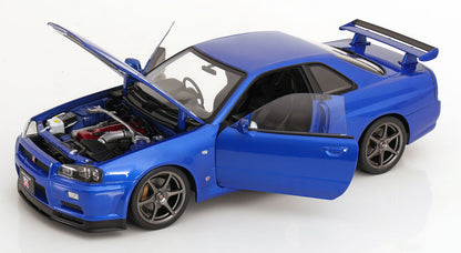 Nissan Skyline GT-R R34 V-Spec II OEM Felgen 2001 blaumetallic