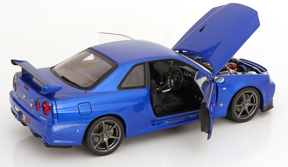 Nissan Skyline GT-R R34 V-Spec II OEM Felgen 2001 blaumetallic