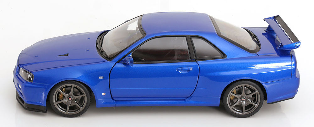 Nissan Skyline GT-R R34 V-Spec II OEM Felgen 2001 blaumetallic