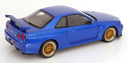 Nissan Skyline GT-R R34 V-Spec II BBS Felgen 2001 blaumetallic