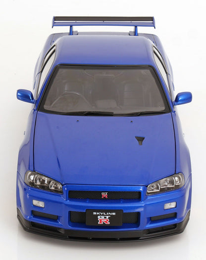 Nissan Skyline GT-R R34 V-Spec II BBS Felgen 2001 blaumetallic