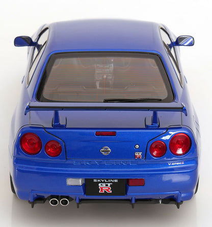 Nissan Skyline GT-R R34 V-Spec II BBS Felgen 2001 blaumetallic