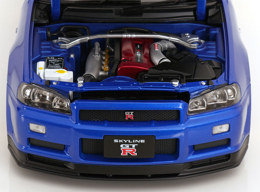 Nissan Skyline GT-R R34 V-Spec II BBS Felgen 2001 blaumetallic