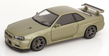 Nissan Skyline GT-R R34 V-Spec Nür OEM Felgen 2001 hellgrün-metallic