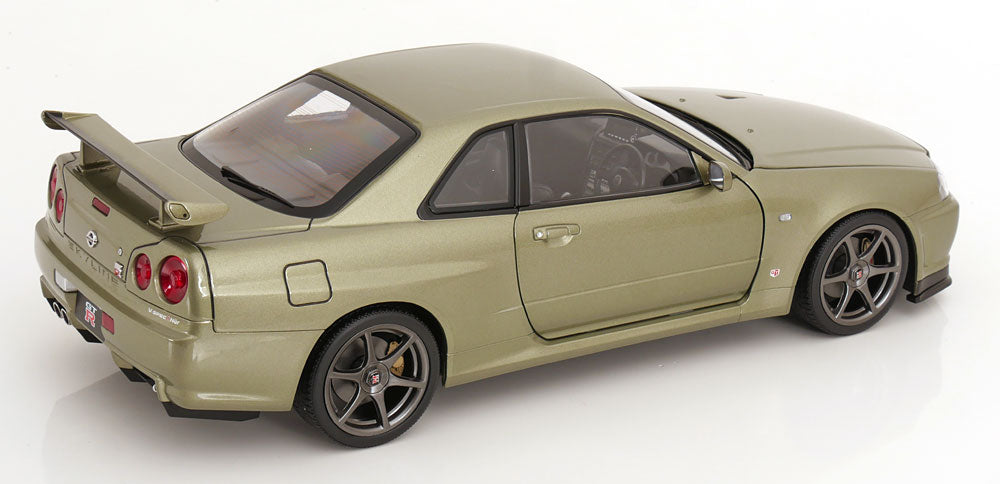 Nissan Skyline GT-R R34 V-Spec Nür OEM Felgen 2001 hellgrün-metallic