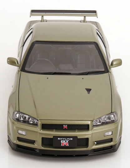 Nissan Skyline GT-R R34 V-Spec Nür OEM Felgen 2001 hellgrün-metallic